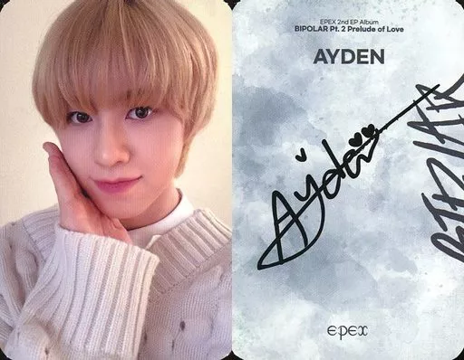 EPEX / Eiden (AYDEN) / Back Gray / Printed with signature
