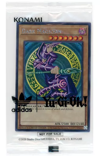 遊戯王/SE/通常モンスター/アディダス　オリジナルス×遊☆戯☆王デュエルモンスターズ　ADC1-EN001[SE]：【ランクS】DARK MAGICIAN/ブラック・マジシャン(未開封) Yu-Gi-Oh / SE / Normal Monster / English version / Adidas