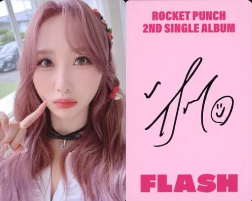 rocket punch ジュリ サイン入りチェキ rocket punch ジュリ サイン