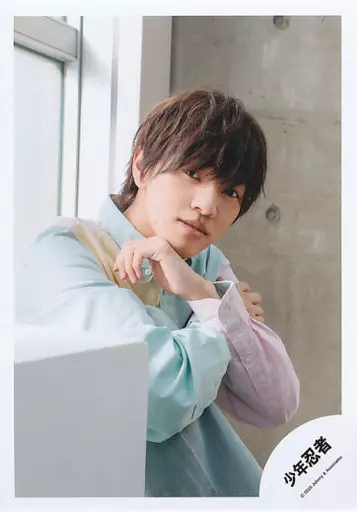 生写真(ジャニーズ)/アイドル/少年忍者 少年忍者/元木湧/上半身/「東西