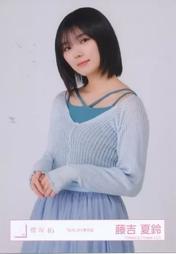 生写真(乃木坂46)/アイドル/櫻坂46 藤吉夏鈴/上半身/櫻坂46ランダム生写真【「桜月」MV青衣装】 | 雑貨・小物 | Suruga-ya.com