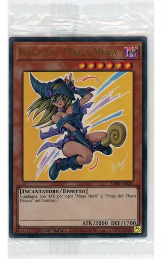 ブラックマジシャンガール イタリア版 Ragazza Maga Nera 4枚 ブラック 