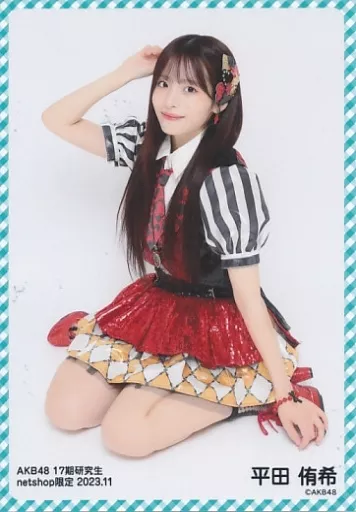 生写真(AKB48・SKE48)/アイドル/AKB48 平田侑希/全身・座り