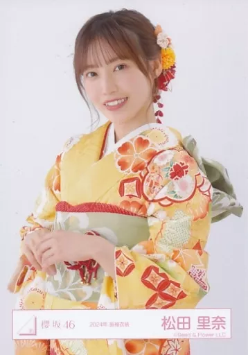 生写真(乃木坂46)/アイドル/櫻坂46 松田里奈/上半身/櫻坂46