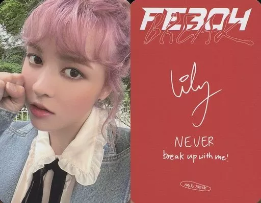 NMIXX リリー　サイン NMIXX / LILY / Back Red / With Print Signature and Message / CDs