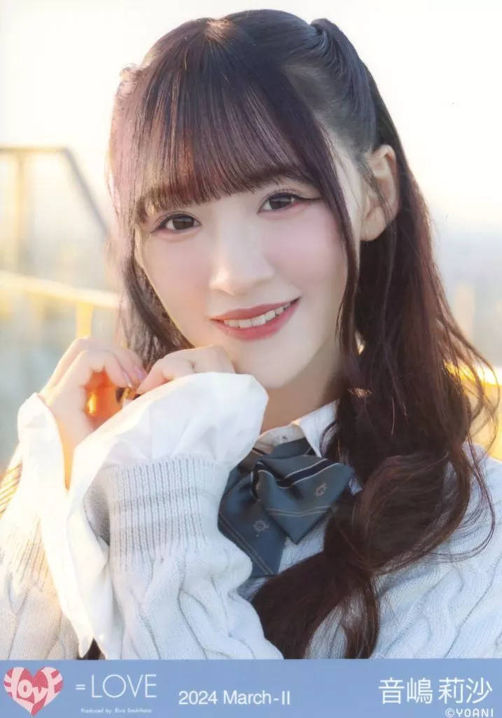 LOVE 音嶋莉沙18thシングル サイン入りソロポスター 生写真(女性