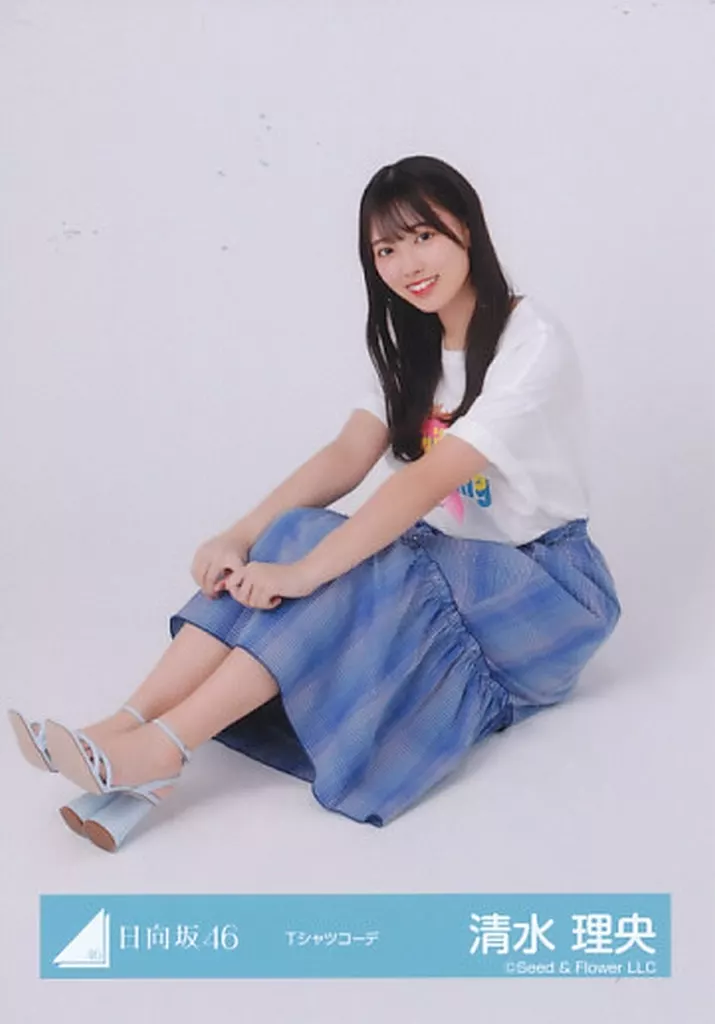 清水理央 ひなた坂46 LIVE Tシャツ 直筆サイン入り ひなこれ「13th