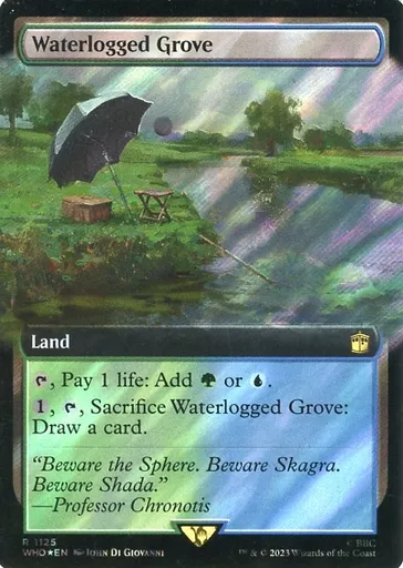 MTG　サージfoil英語　冠水樹林帯　ドクターフー　WHO サージFOIL)冠水樹林帯/Waterlogged Grove《英語》【WHO】