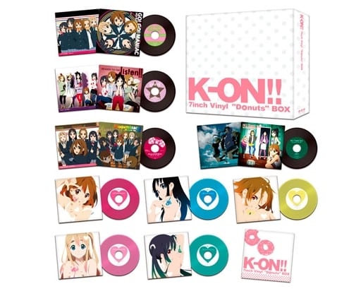 けいおん! K-ON! 7inch Vinyl Donuts Box-