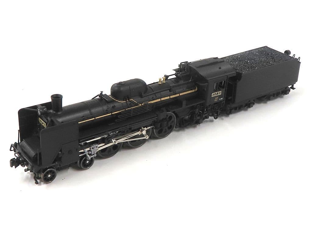 Railway model [Parts Replaced / Accessories Used] 1/150 C57 first class ...