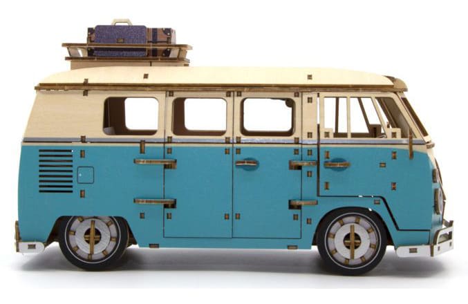 A-ZONE - Wodden Art Ki-Gu-Mi Volkswagen T1 Camper Van