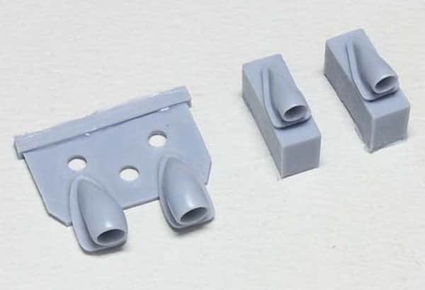 1/32 AV-8B Harrier II + Fuselage Air Inlet (for Trumpet) Detail-Up ...