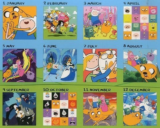 ADVENTURE TIME 2017 Wall Calendar | Goods / Accessories | Suruga-ya.com