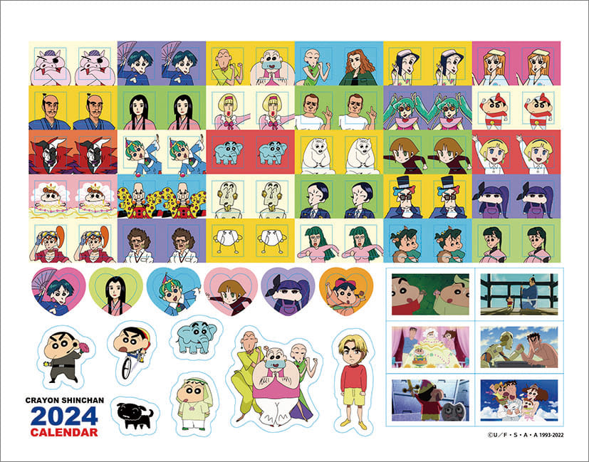 crayon-shinchan-2024-desk-calendar-goods-accessories-suruga-ya
