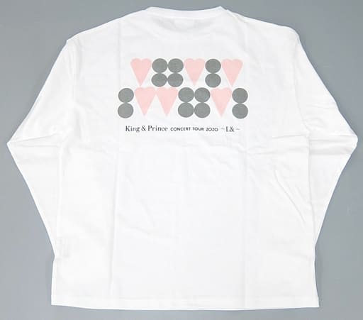 King & Prince Long Sleeve T-Shirt White 「 King & Prince CONCERT