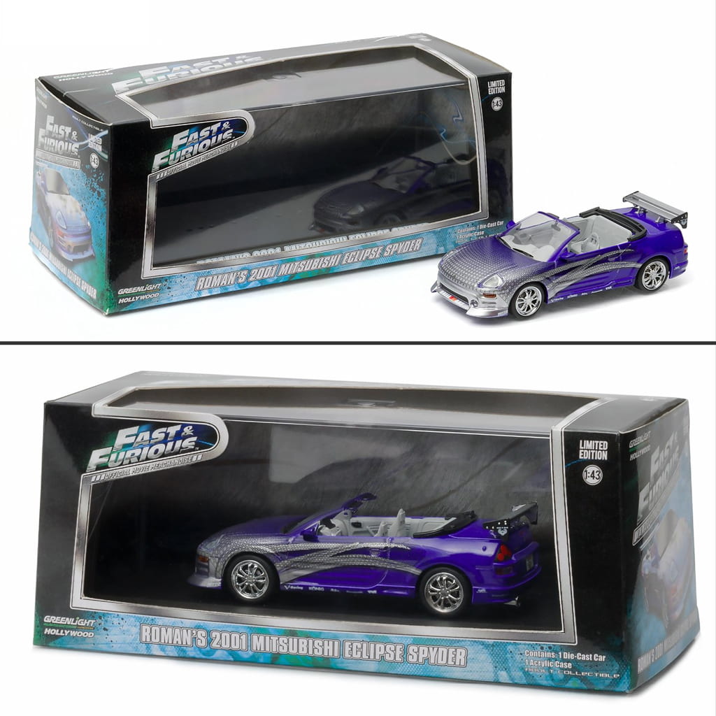 1/43 2001Mitsubishi Eclipse Spyder「Wild Speed X2」[86210] | 玩具