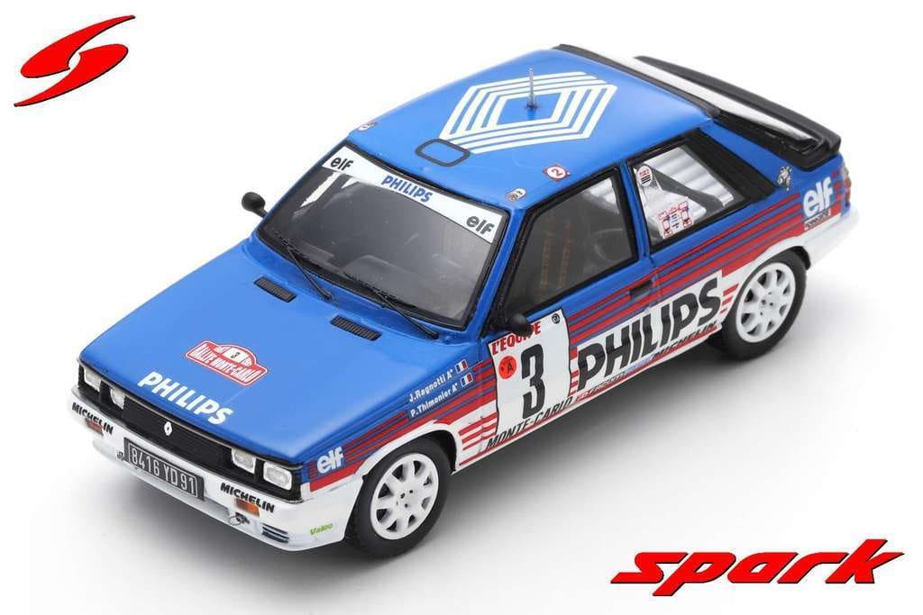 RENAULT 11 TURBO N.25 MONTE CARLO RALLY 1986 A.OREILLE-S