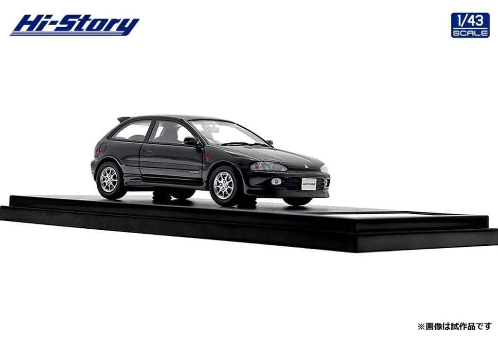1/43 HI-STORY MITSUBISHI Mirage II 1400 Turbo 1982 HS302 collection de