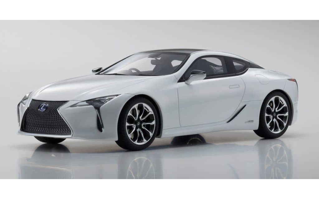 Minicar 1/18 LEXUS LC500h (white) 「 SAMURAI series 」 [KSR18024W