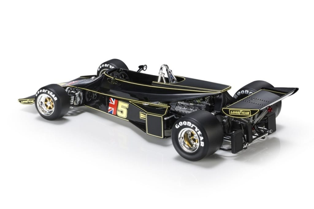 Minicar 1/18 Lotus 77 1976 Brazil GP R. Peterson #5 