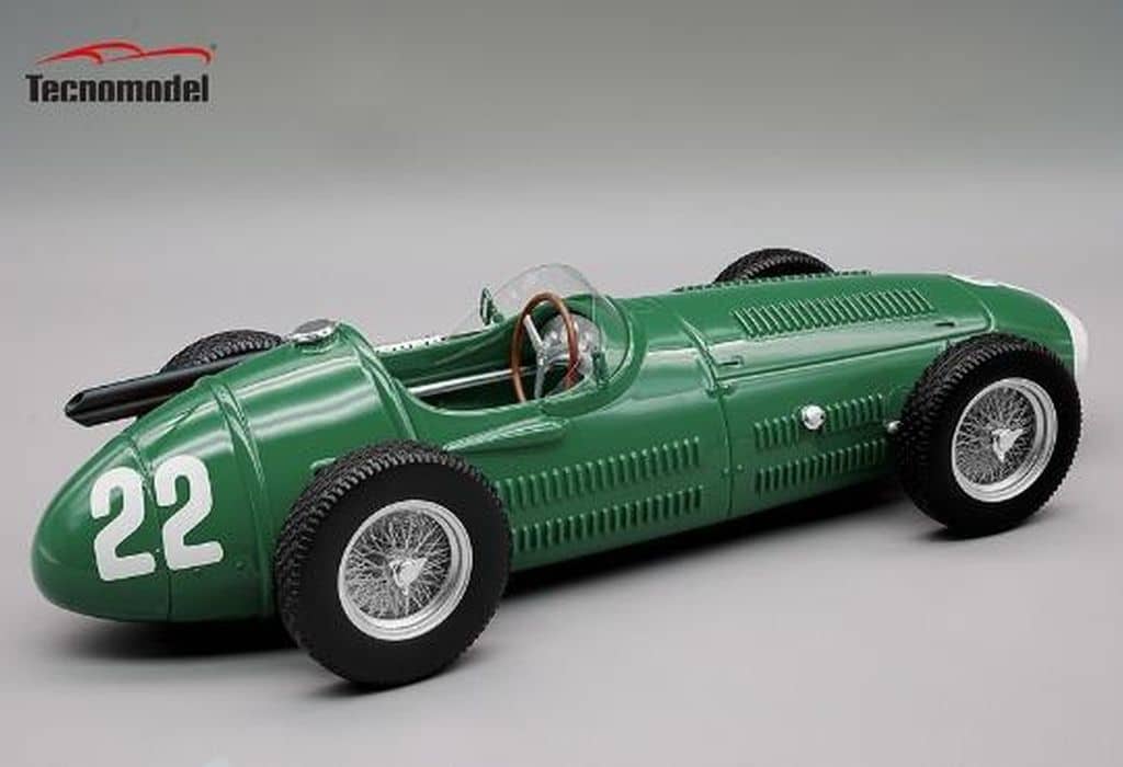 Tecnomodel 1:18 M. Hawthorn Maserati 250F #7 gagnant B.A.R.C. Crystal