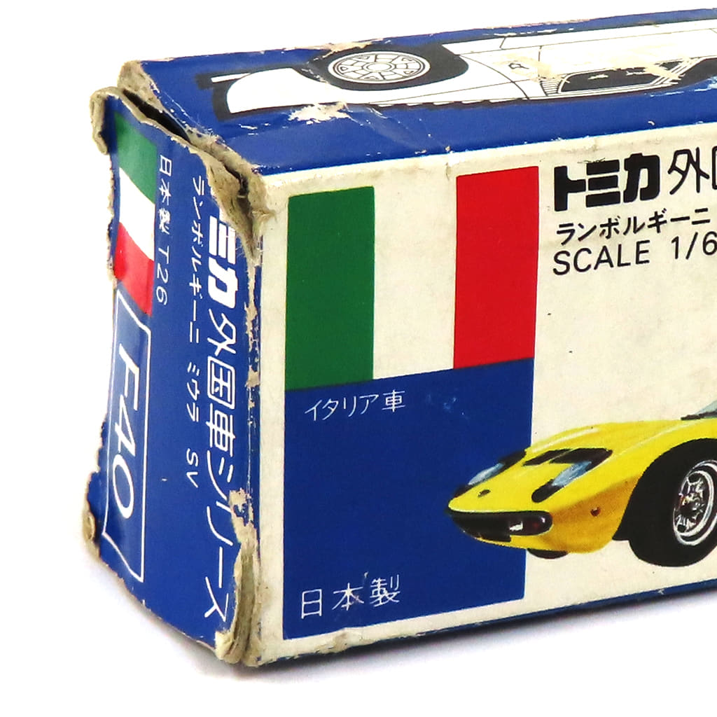 Minicar [Damaged Item] 1/62 Lambo Rugy Ni Miura SV (Red x Brown / Blue