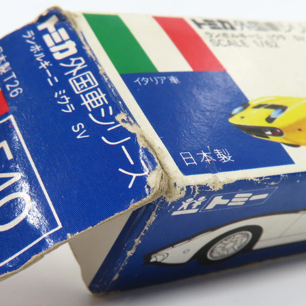 Minicar [Damaged Item] 1/62 Lambo Rugy Ni Miura SV (Red x Brown / Blue