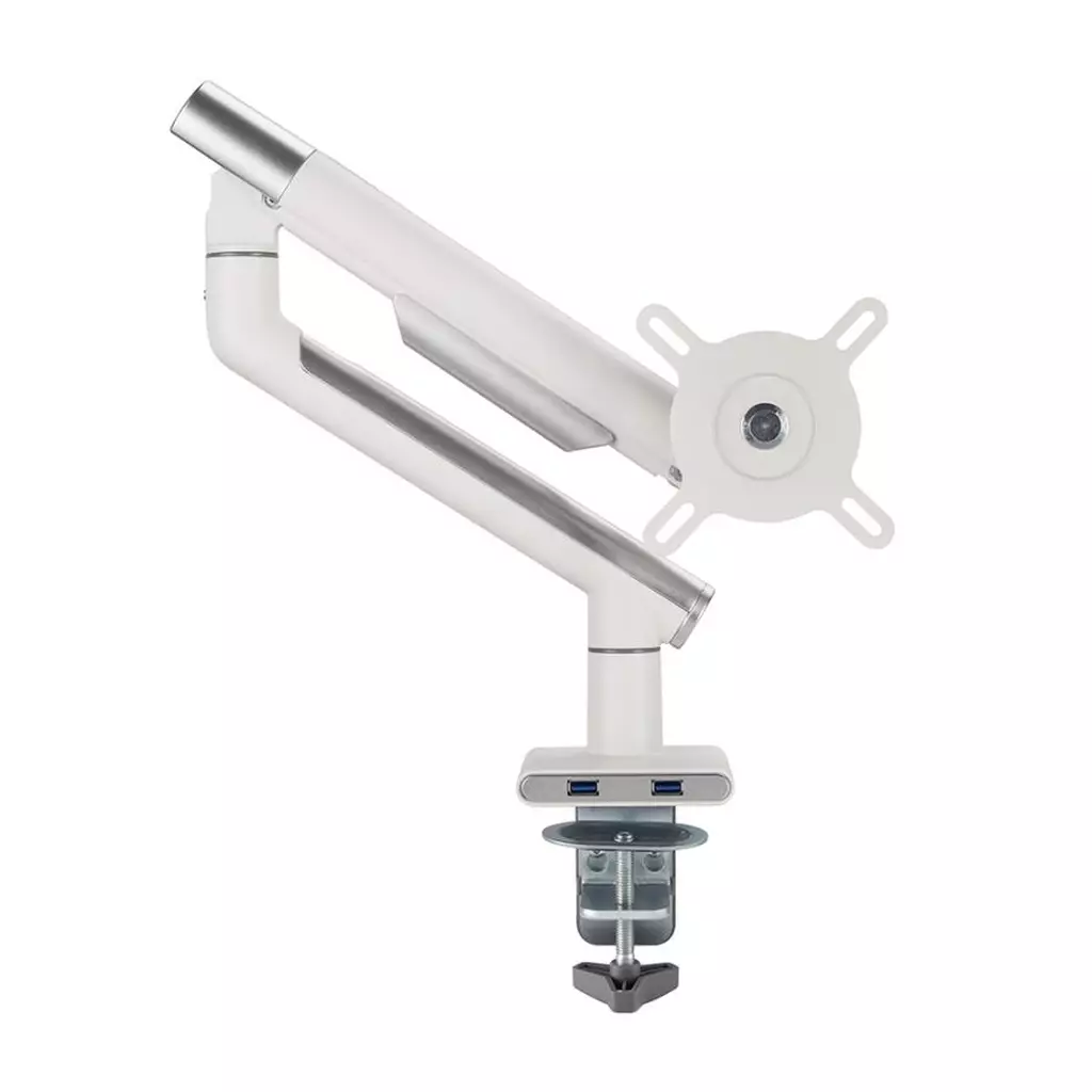 PCハード　Alterzone COUNTERBALANCE MONITOR ARM with USB3.0 port(ホワイト)[ALZUSBARM17-32-W] Alterzone COUNTERBALANCE MONITOR ARM with USB3.0 port (White