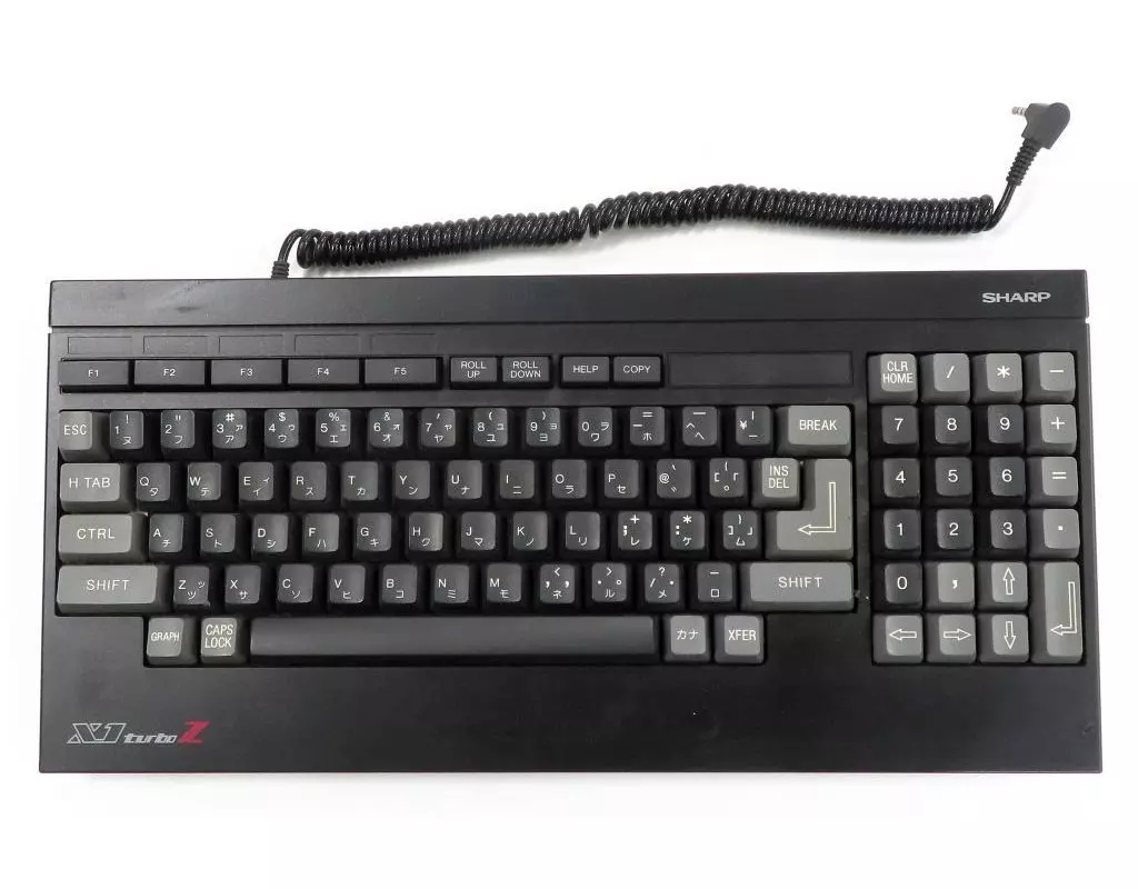 X1ハード　X1 turbo Z本体 (CZ-880CB) 8ビット最高級マシンとして送り出された「シャープ X1turboZ
