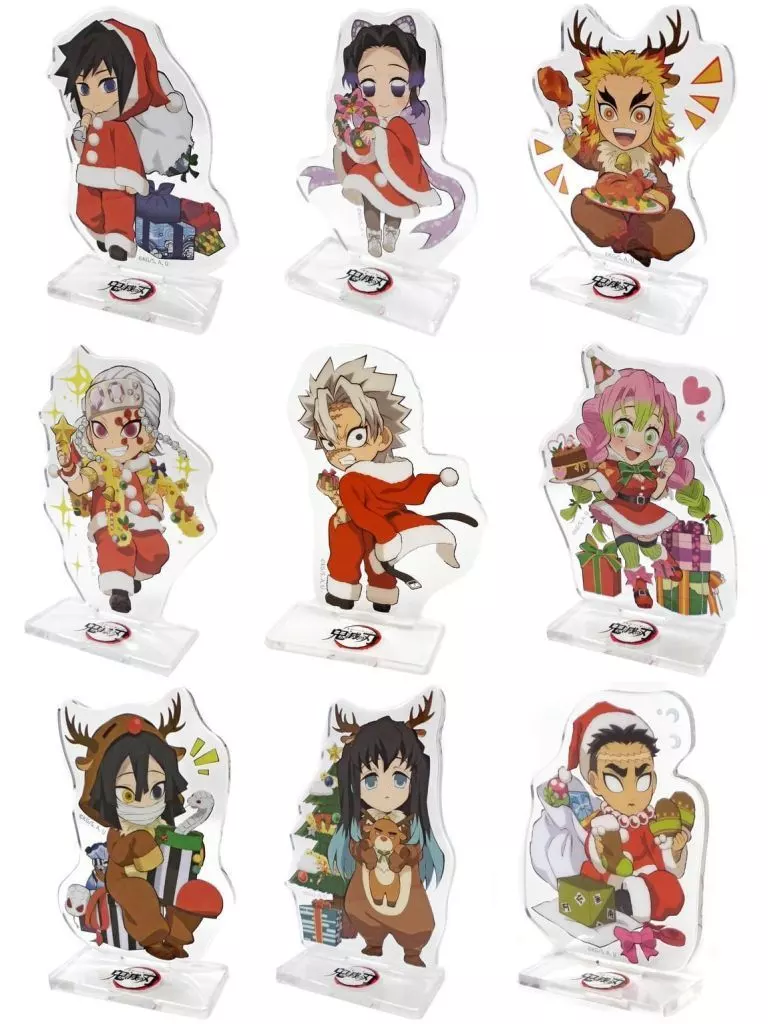 雑貨　全9種セット 「鬼滅の刃×ufotable cafe クリスマスイベント2020 ランダムアクリルスタンド Bグループ」 508153722_1.jpg.webp?v=