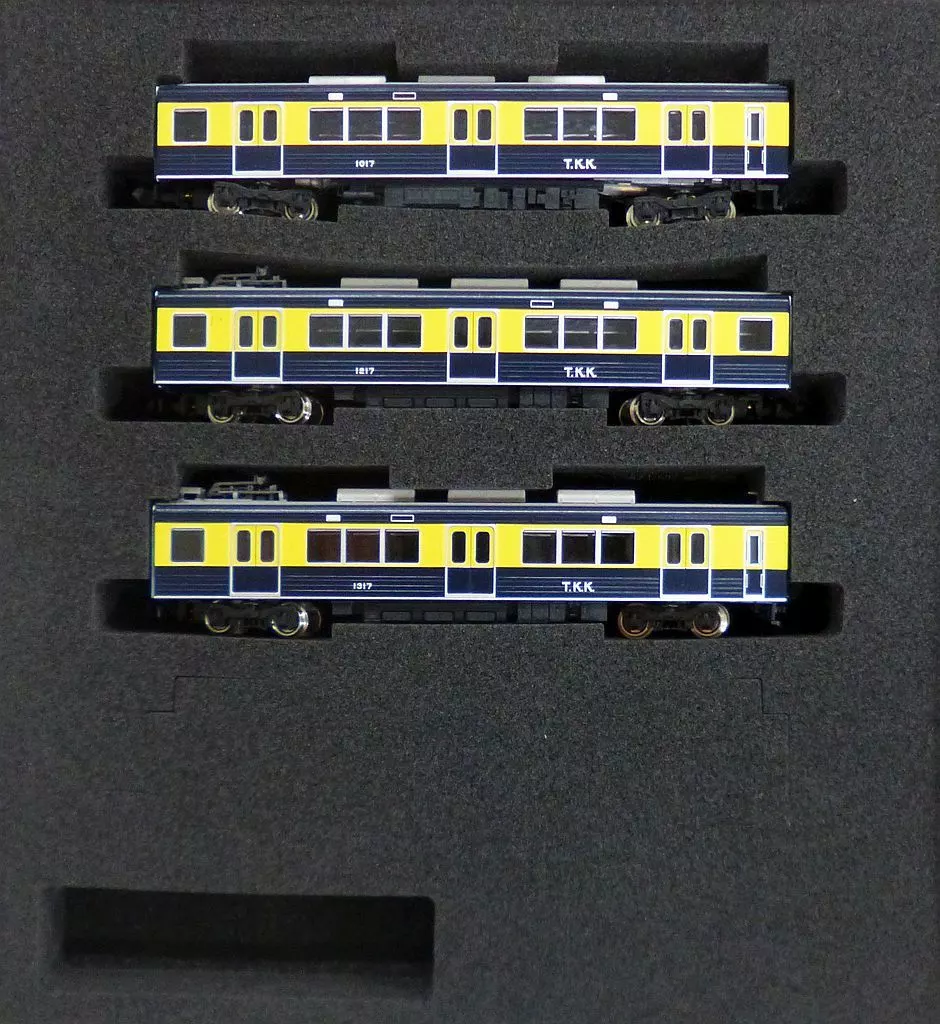 鉄道模型 1/150 東急1000系(きになる電車) 3両編成セット 動力付き 