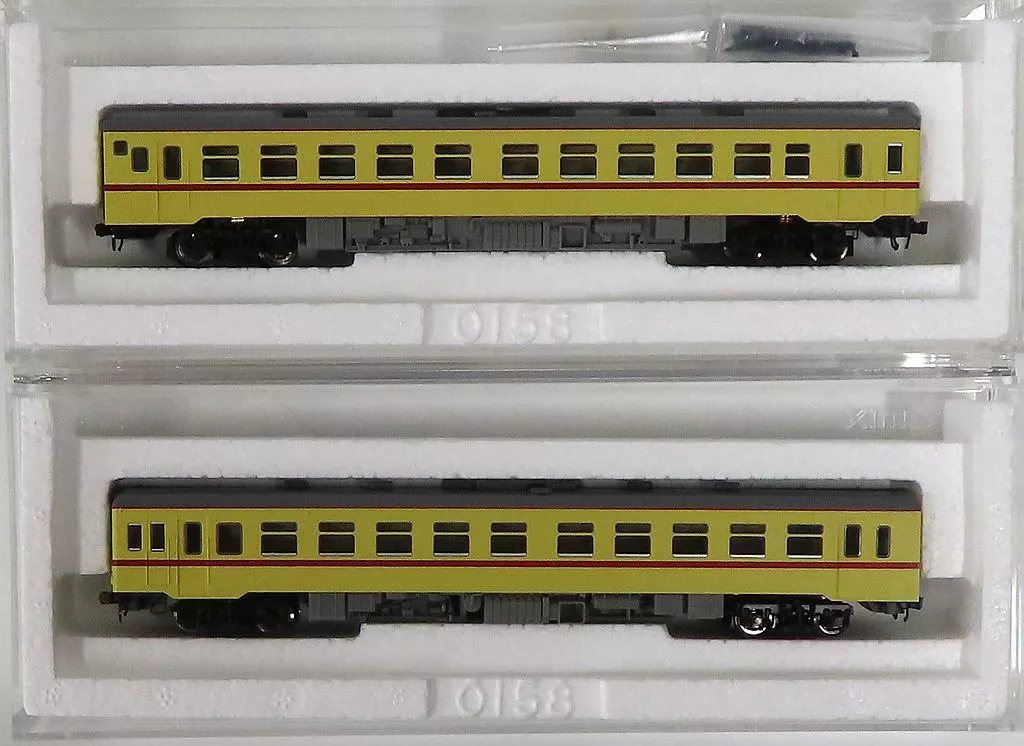 鉄道模型 1/150 国鉄 キハ55形ディーゼルカー 準急色・バス窓