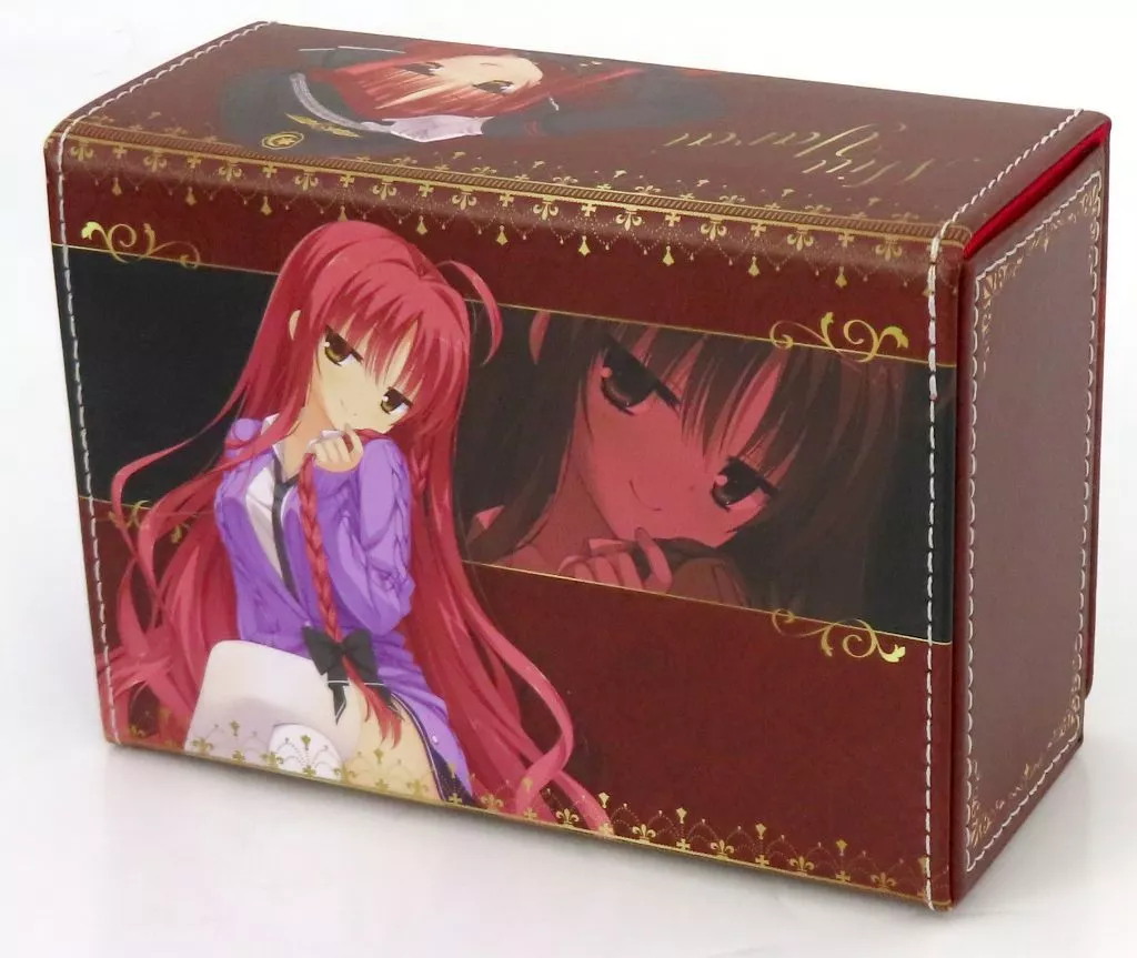 A賞　合皮製デッキケースＷ　DRACU-RIOT!　矢来 美羽　ゆずソフト 合皮製デッキケースW ゆずソフト DRACU-RIOT! 矢来美羽