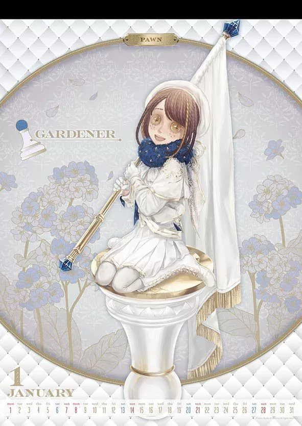 第五人格　2024年カレンダー Calendar Identity V Fifth Personality 2024 Wall Calendar | Goods