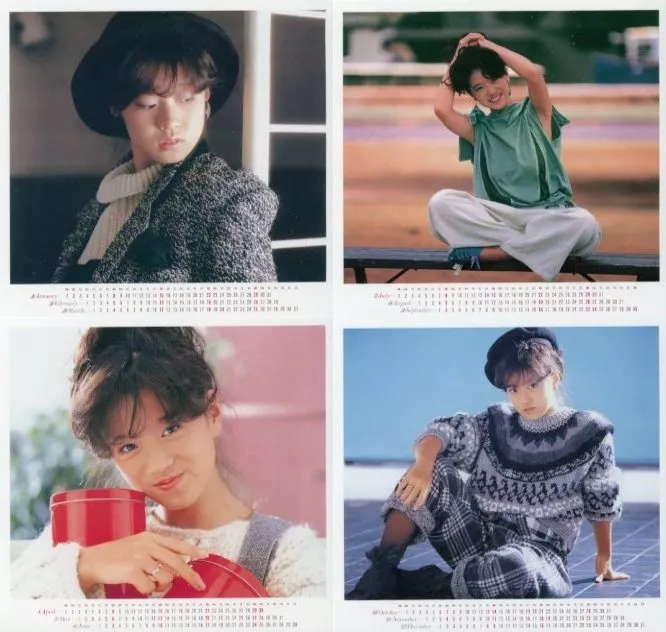 Calendar The first special bonus of Akina Nakamori's reprinted