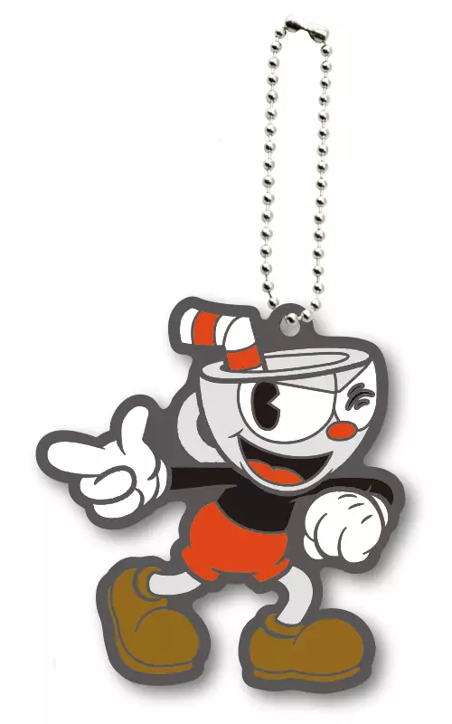 廃盤　CUPHEAD カップヘッド 世界限定9995個 / キーホルダー CUPHEAD カップヘッド - Cuphead and Mugman Limited Edition