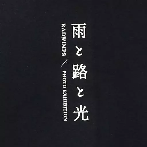 Radwimps Photo T-Shirt Black M Size 「 Radwimps PHOTO EXHIBITION