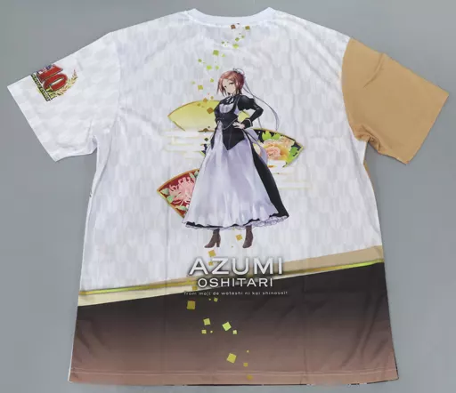 衣類 忍足あずみ フルグラフィックTシャツ フルカラー XLサイズ 衣類 忍足あずみ フルグラフィックTシャツ フルカラー XLサイズ