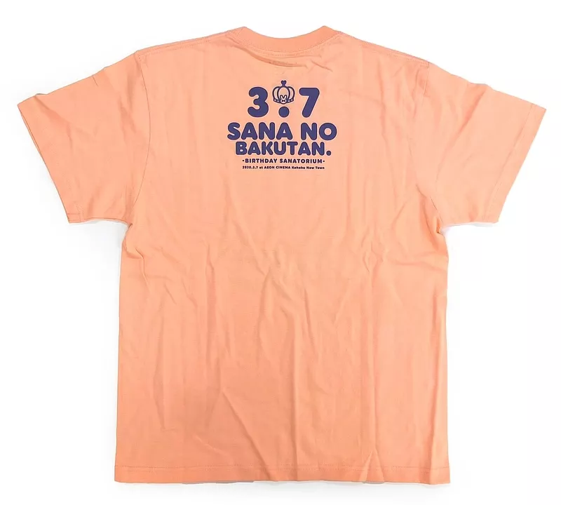 衣類　名取さな さなのばくたん。-バースデイ・サナトリウム- ゆったりうさちゃんせんせえTシャツ ホワイト Lサイズ 「バーチャルYouTuber 名取さな ポップアップストア in ゲーマーズ」 Virtual YouTuber Natori Sana Pop-up Store in Gamers