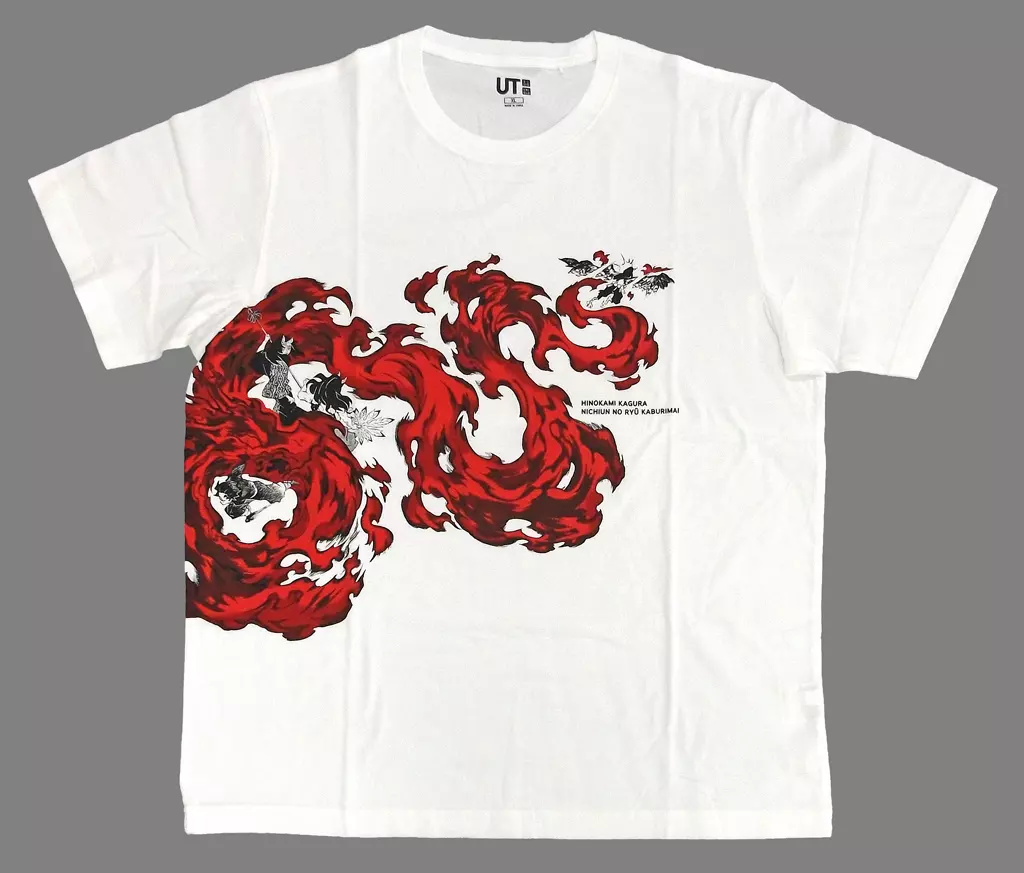 衣類 ヒノカミ神楽 UT(グラフィックTシャツ) ホワイト Mサイズ 「鬼滅