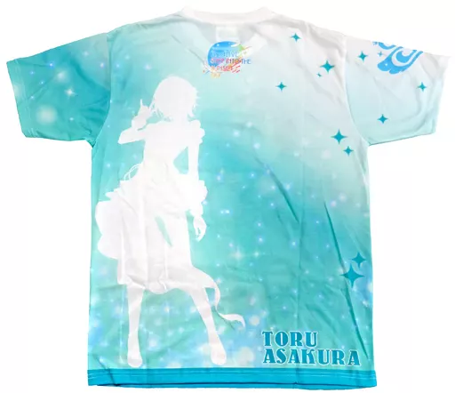 Clothing Toru Asakura (2 ndLIVE ver.) official full graphic T-shirt ...
