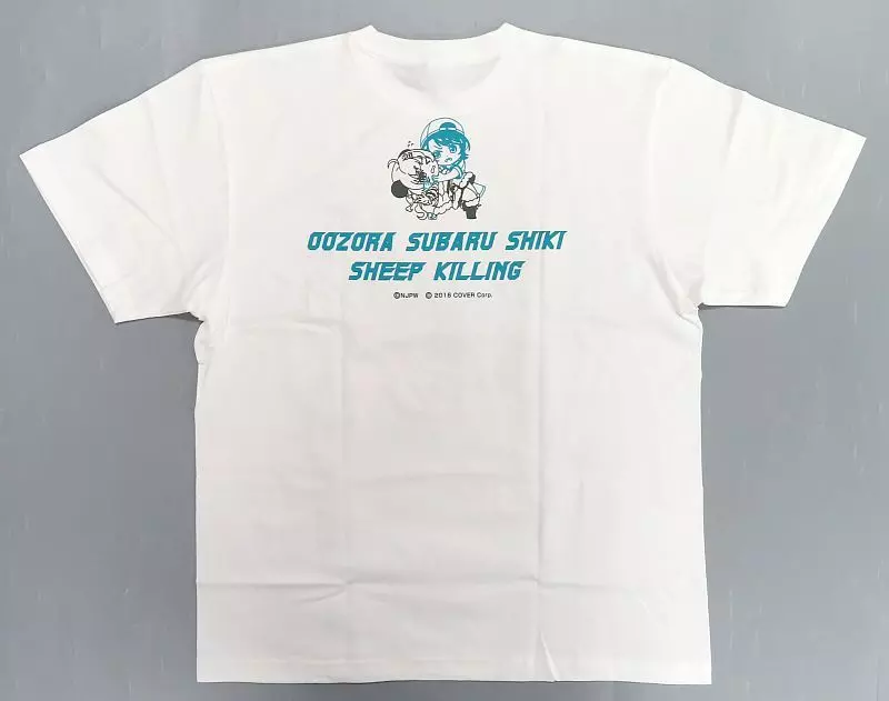 衣類　大空スバル式羊殺し Tシャツ ホワイト XLサイズ 「バーチャルYouTuber ホロライブ×新日本プロレスリング」 駿河屋 -<中古>大空スバル式羊殺し Tシャツ ホワイト XLサイズ