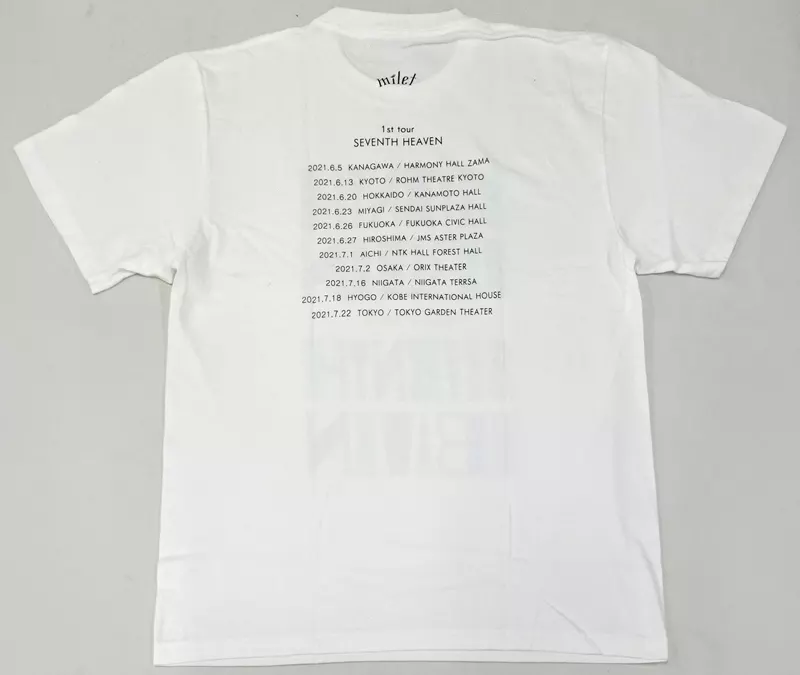 milet 1stTour SEVENTH HEAVEN Tシャツ