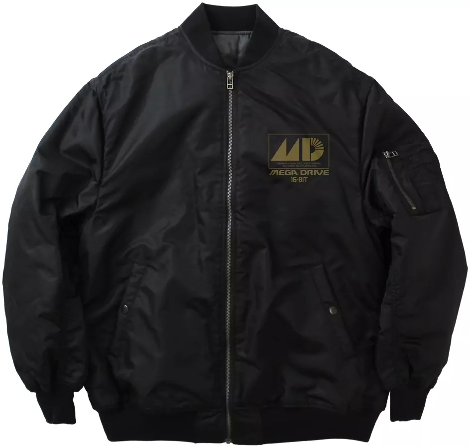 Outerwear Mega Drive MA-1 Jacket Black L Size 
