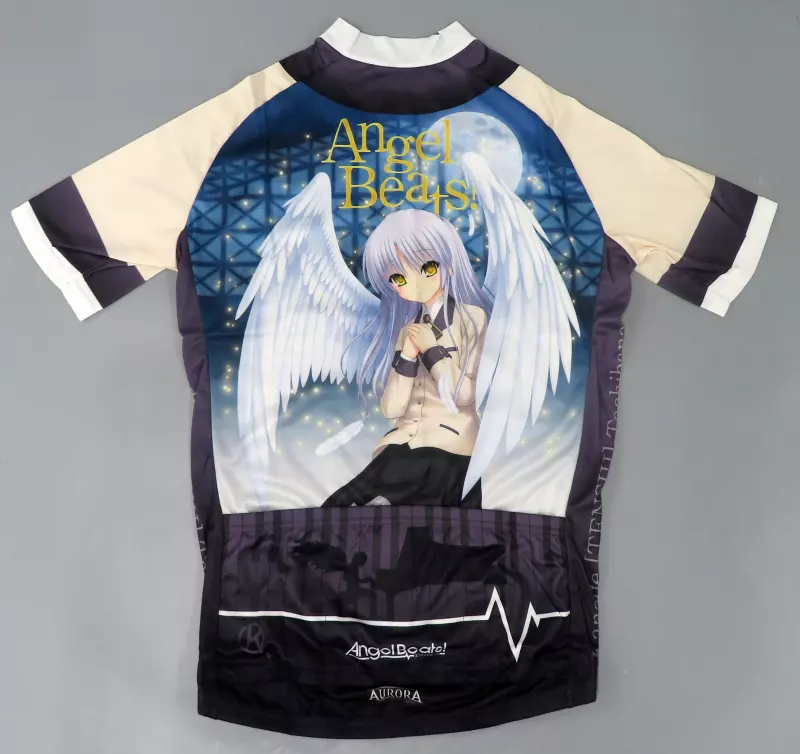衣類　天使ver. サイクルジャージ パープル×ホワイト XLサイズ 「Angel Beats!」 Clothing Angel ver. Cycle Jersey Purple x White XL Size