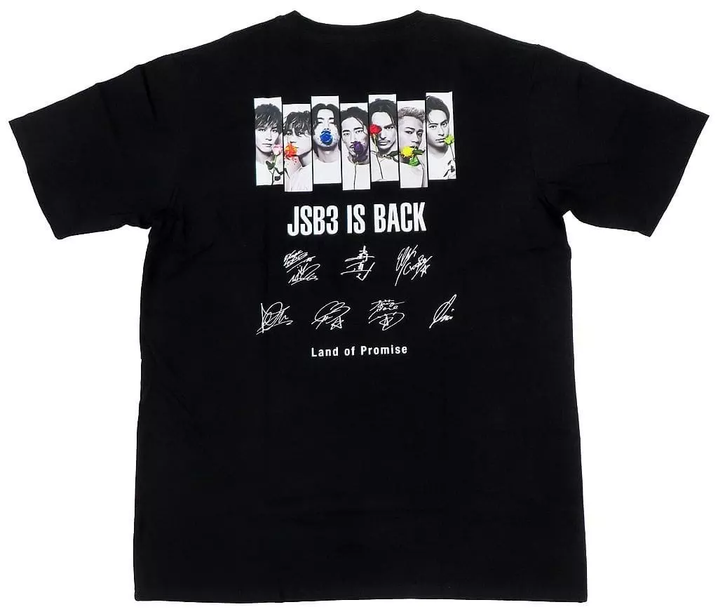 JSB3 IS BACK フォトTシャツ/BLACK Mサイズ（The third