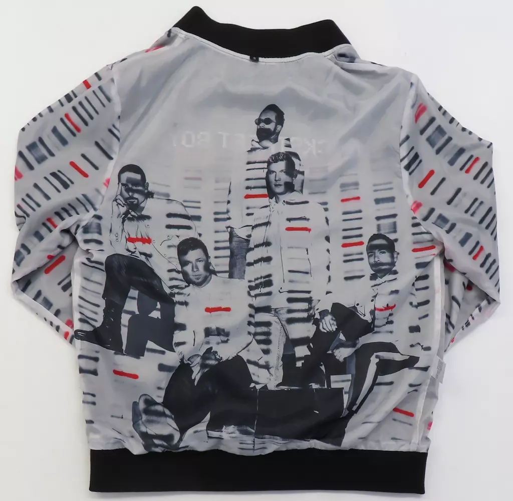 Backstreet Boys Satin Jacket Black S Size 