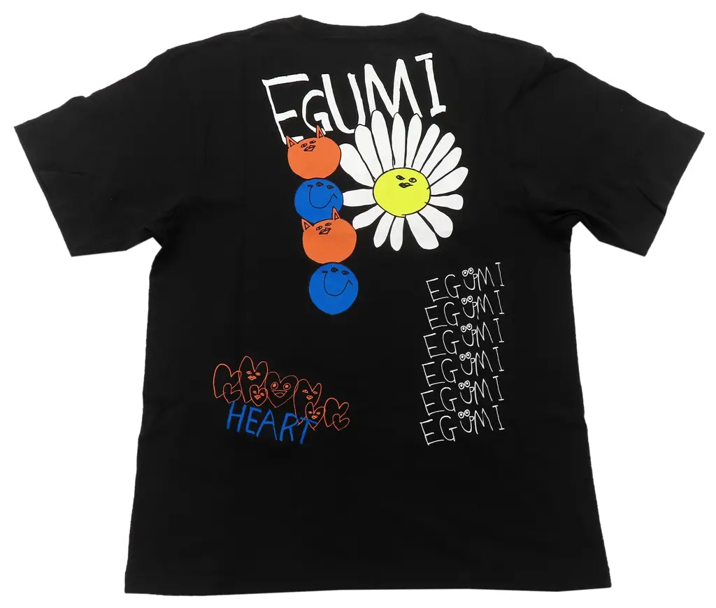 江口拓也 EGUMI スプレーアート Tシャツ ブラック M Tシャツ 江口拓也 EGUMI MULTI PRINT TEE(Tシャツ) ブラック Sサイズ