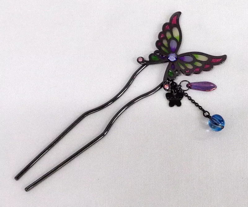 銀製品・指輪・アクセサリー(キャラクター)　胡蝶カナエ＆栗花落カナヲ かんざし 「鬼滅の刃×ANNA SUI」 銀製品・指輪・アクセサリー(キャラクター) 胡蝶カナエ＆栗花落