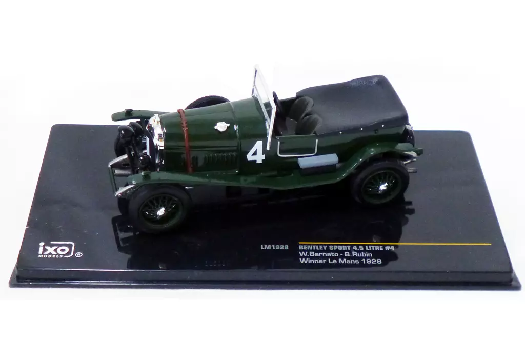 Minicar 1/43 BENTLEY SPORT 4.5 LITRE Winner Le Mans 1928 #4